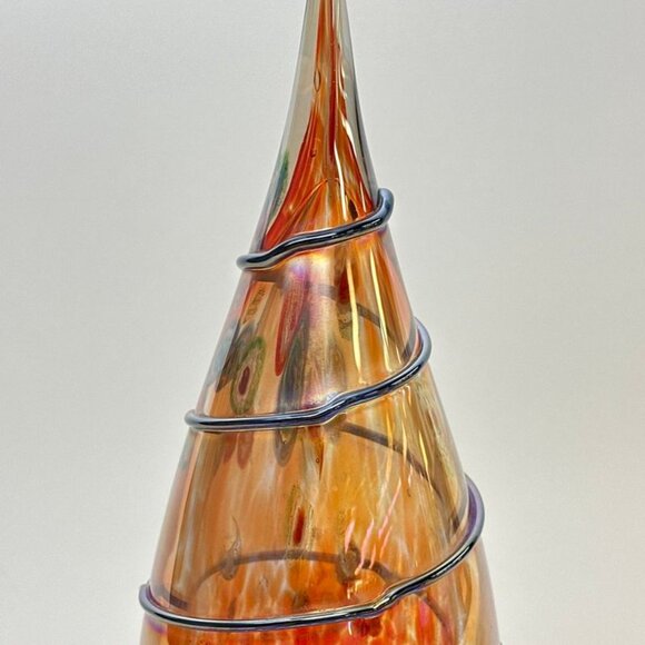 Large Vintage Murano Glass Millefiori Glass Christmas Tree - Picture 4 of 10